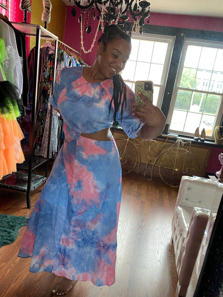Cotton Candy Maxi Dress – Polly Pearl