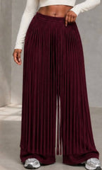 Fringe Overlay Wide Leg Pants- Available only in black at this time.