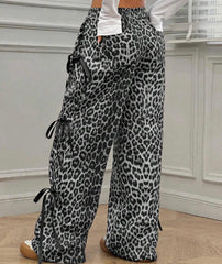 Leopard Ribbon Pants