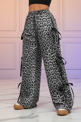 Leopard Ribbon Pants