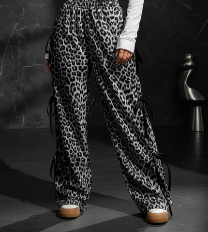 Fringe Overlay Wide Leg Pants- Available only in black at this time.