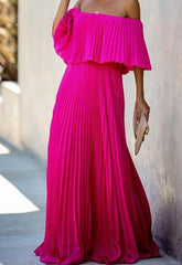 Off Shoulder Maxi Dress